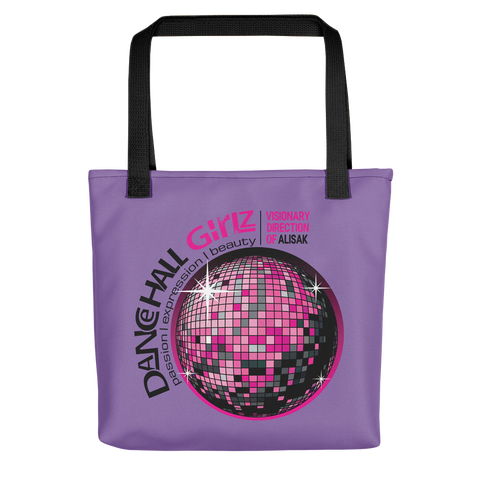 DANCEHALL GIRLZ TOTE BAG | PURPLE!