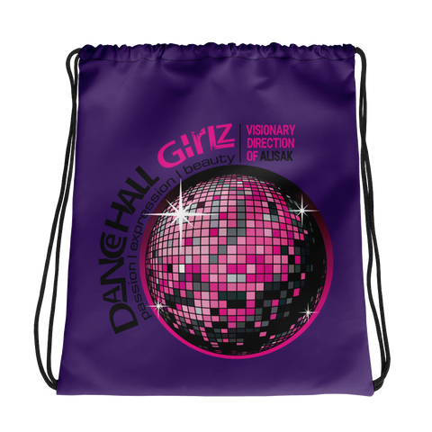 DANCEHALL GIRLZ DRAWSTRING BAG | PURPLE!